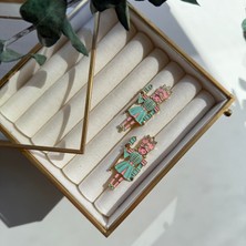 Alice İsstanbul Pembe Kurşun Asker Küpe