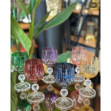 UltraMint 6'lı Kristal Kahve Yanı Su Bardağı, Şık ve Zarif Tasarım