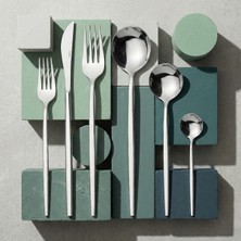 UltraMint 6 Kişilik Mokka Çatal Kaşık Bıçak Takımı, 36 Parça, Şık ve Dayanıklı