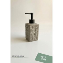 VarBiFırsat Modern Desenli Seramik Sabunluk 180 ml