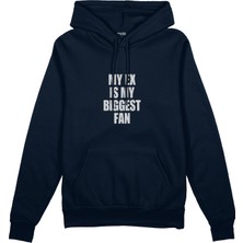 The Lucid Lab My Ex Is My Biggest Fan Oversize Hoodie - Lacivert