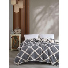 Orbit Home Terry %100 Pamuk 4 Katlı Müslin Çift Kişilik Yatak Örtüsü - Çok Amaçlı Pike & Koltuk Şalı & Bebek Oyun Matı