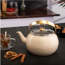 PremiumPort 1 Lt Çay Demliği, Bitki Çayı Için Şık ve Kullanışlı Tasarım