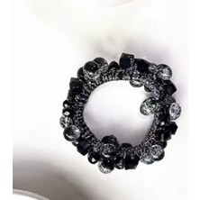 TrendyChic Kristal Boncuklu Lastik Toka