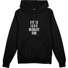 The Lucid Lab My Ex Is My Biggest Fan Oversize Hoodie - Siyah
