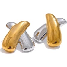 Alice İsstanbul Çelik Mix x Küpe