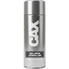 CAXCOLORS Cax Colors Ral 9006 Metalik Gümüş Sprey Boya - Alüminyum Görünüm Tüm Yüzeyler Için Hızlı Kuruyan