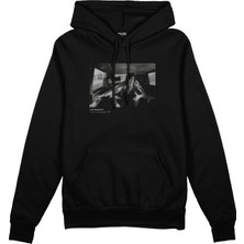 The Lucid Lab LED Zeppelin Limo Los Angeles 1971 Oversize Hoodie - Siyah
