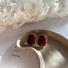 Alice İsstanbul Bordo Carla Küpe