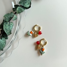 Alice İsstanbul Seramik Lale Charm Halka Küpe