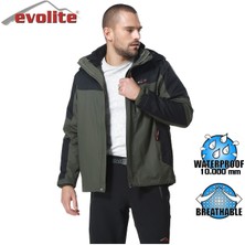 Evolite Diva Erkek 3in1 Haki/siyah Mont