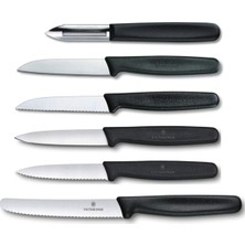 UltraMint 6 Parça Siyah Soyma Bıçak Seti ile Pratik ve Şık Mutfak Deneyimi