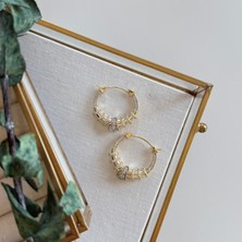 Alice İsstanbul Mix Taşlı Halka Küpe