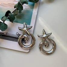 Alice İsstanbul Silver Büyük Deniz Yıldızı Küpe