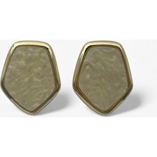 Alice İsstanbul Beyaz Daphne Küpe