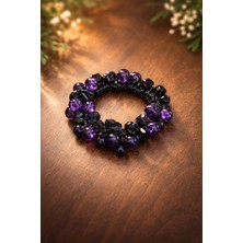TrendyChic Kristal Boncuklu Lastik Toka