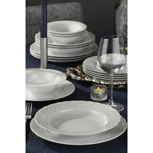 UltraMint Şık 24 Parça Filesiz Yemek Takımı, Modern ve Elegant Tasarım