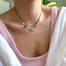 Alice İsstanbul Çelik Siyah Ipli Arı Charmlı Kolye