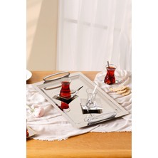 UltraMint Şık 19 Parça Çay Seti, 125 Ml, Zarif ve Modern Tasarım