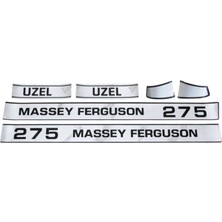 Peren Traktör Massey Ferguson 275 Traktör Yan Yazı Takımı –  Sağ Sol Etiket Seti