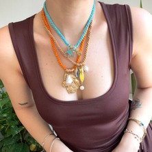 Alice İsstanbul 3lü Halat Balıklı Kolye