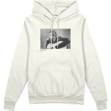 The Lucid Lab Kurt Cobain 1990 Oversize Hoodie - Beyaz