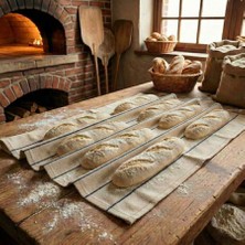 Dinç Kitchen Extra Kalın Baget Mayalama Bezi 55X150 cm 55X150 cm