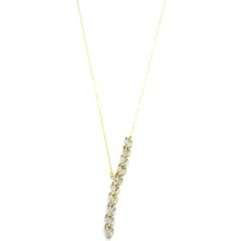 Remstdrk Yaprak Y Kolye - Altın