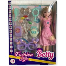 Aksiyon Global KMB-926 - Güzellik Seti Aksesuarlı Kutulu Bebek (Lisinya)