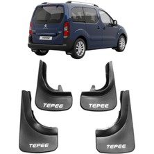 Otokap Universal Peugeot Partner Tepee Uyumlu 4’lü Paçalık Takımı Ön Arka Çamurluk Tozluk Seti