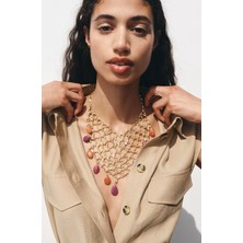 Alice İsstanbul Marka Boncuklu Örgü Kolye