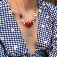 Alice İsstanbul Seramik Salyangoz Kolye