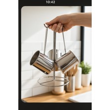 PremiumPort Paslanmaz Çelik 3'lü Cezve Seti, Dayanıklı ve Şık Tasarım