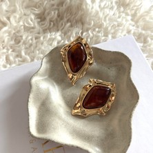 Alice İsstanbul Kahve Agatha Küpe