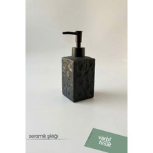 VarBiFırsat Modern Desenli Seramik Sabunluk 180 ml