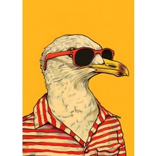 Boketto Opus - Artist Martı Dekoratif Poster Modern Duvar Posteri Estetik Tablo