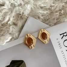 Alice İsstanbul Kahverengi Patricia Küpe