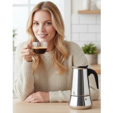 PremiumPort 4 Fincanlı Espresso Makinesi, Pratik ve Şık Kahve Keyfi