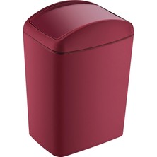 Storemax Soft Çöp Kutusu Döner Kapak 5 Lt Carmen Kırmızı