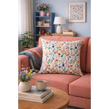 Evdek Çift Tarafı Baskılı Kırlent Kılıfı 6EBD38