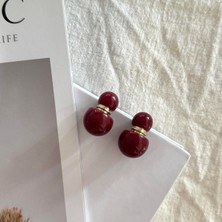 Alice İsstanbul Bordo Lucy Küpe