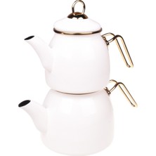 PremiumPort Sultani Çaydanlık Takımı, Şık ve Dayanıklı, Paslanmaz Çelik Tasarım