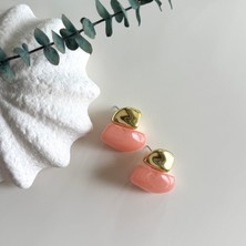 Alice İsstanbul Pembe Boncuk Vintage Küpe