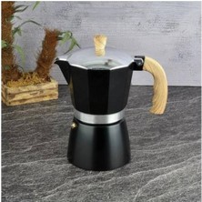 PremiumPort Moka Pot 6 Fincan, Alüminyum Kahve Espresso Cezvesi, 300 ml