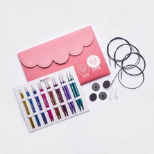 Knitpro Zing Deluxe Misinalı Değiştirilebilir Şiş Seti 13 cm