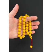 Küre Kesim 13MM Sarı Sıkma Tespih