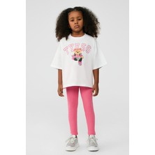Tyess Bg Store Kız Çocuk Beyaz Tshirt