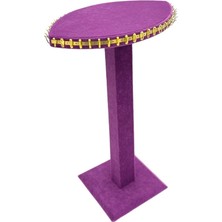 Sezgin Kutu ve Aksesuar Ay Model Bileklik Tesbih ve Zincirlik Standı Mor