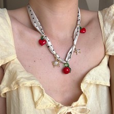 Alice İsstanbul Murano Charmlı Fular Kolye