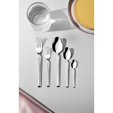 UltraMint Şık Milano Sade 6 Kişilik 30 Parça Çatal ve Kaşık Seti